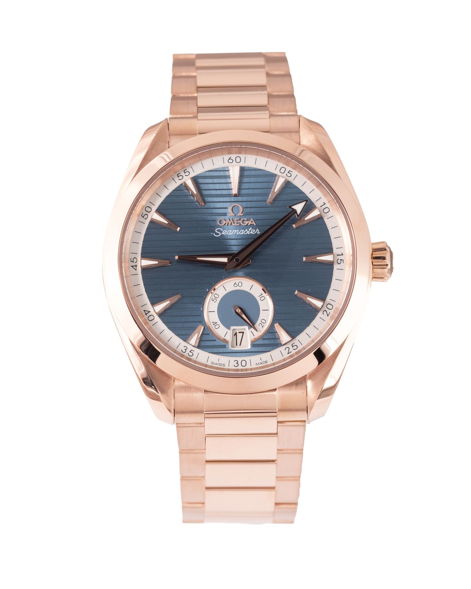 Omega Seamaster Aqua Terra 220.50.41.21.03.001 2020 with blue dial