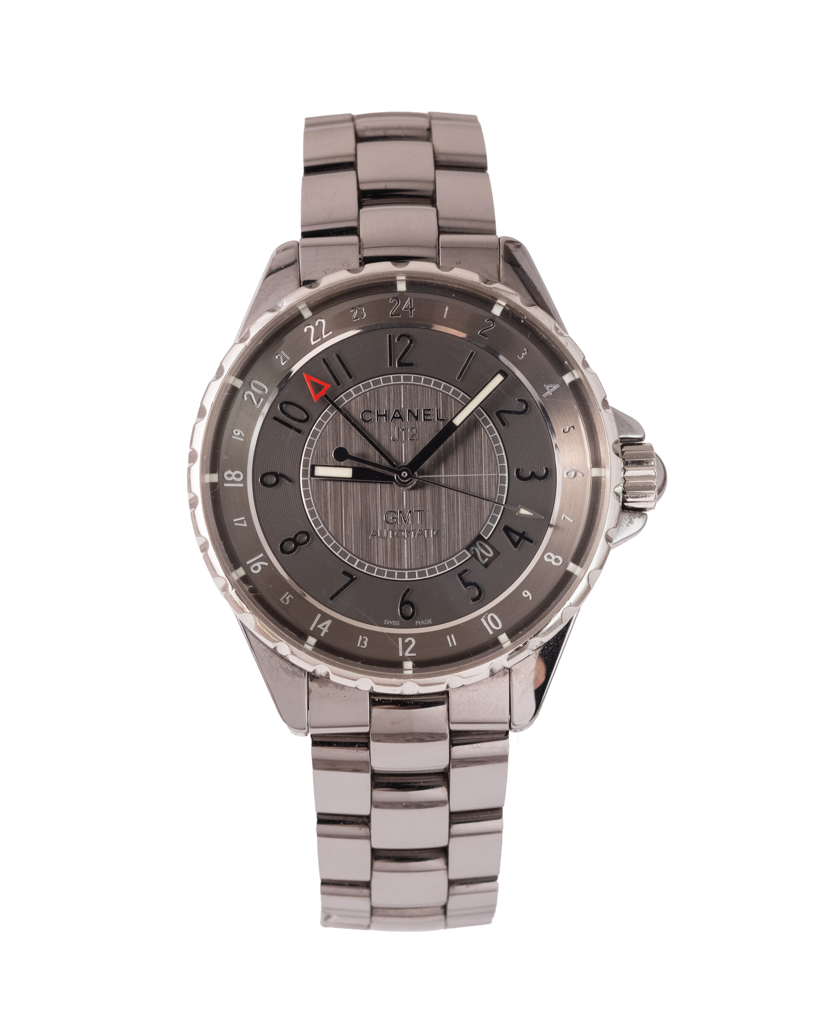 Chanel J12 GMT Automatic H3099 2016 with grey dial