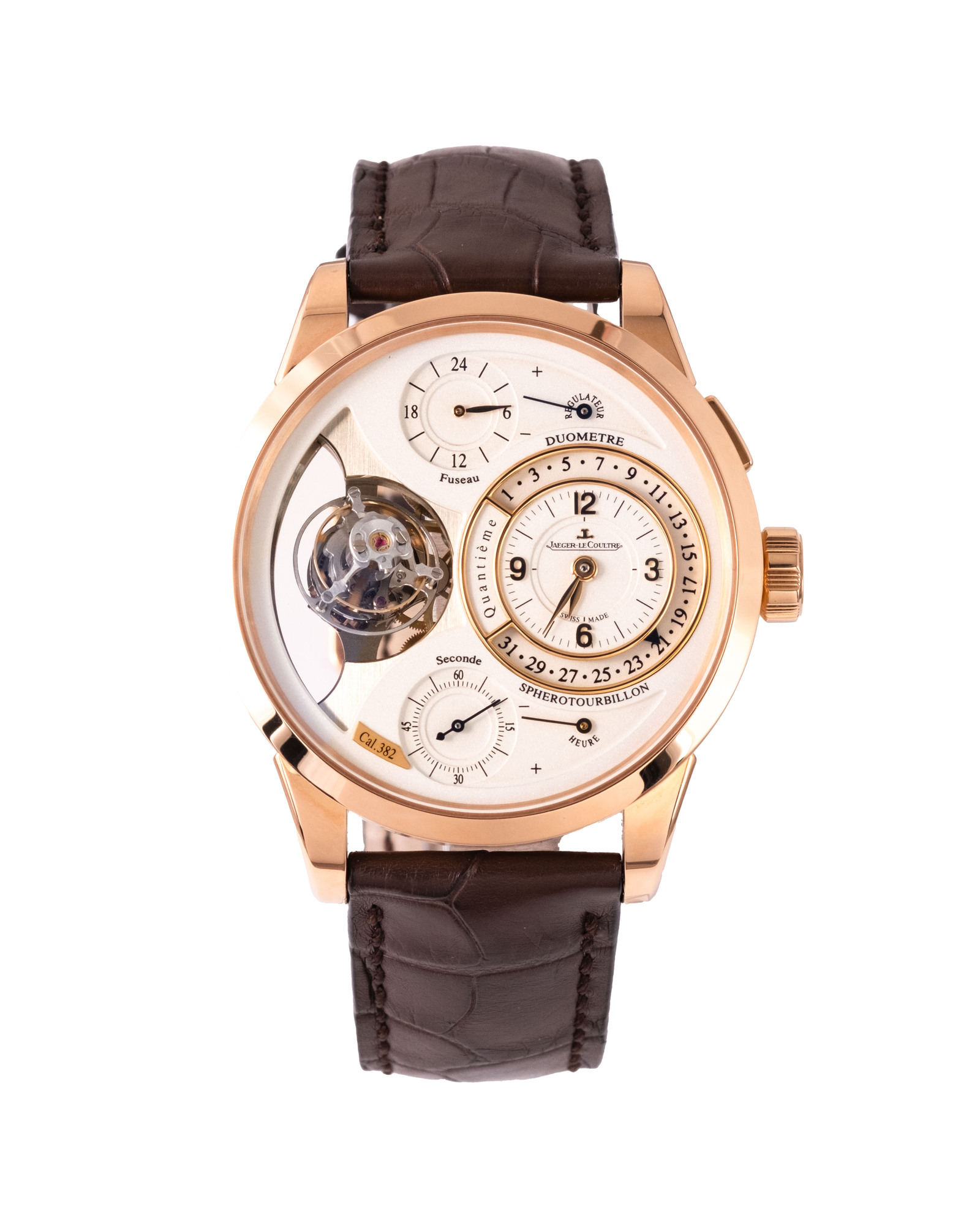 Jaeger-LeCoultre Sphérotourbillon Q6052520 2017 with white dial