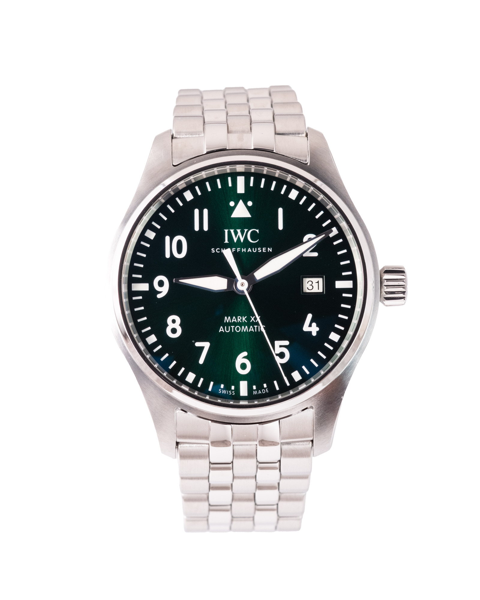 IWC Pilot Mark IW328206 2025 with green dial