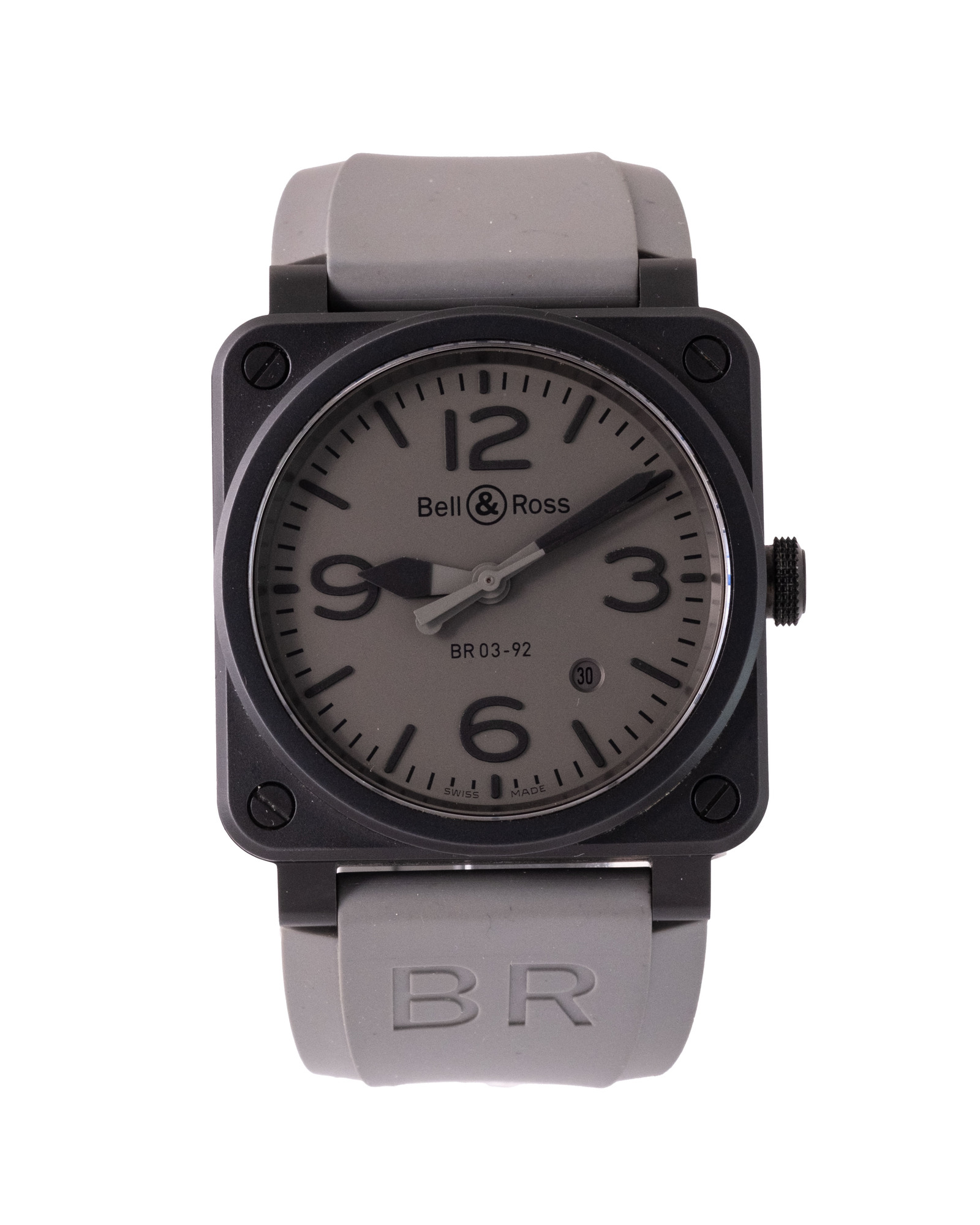 Bell &amp; Ross BR03-92 BR03-92 2019 with grey dial