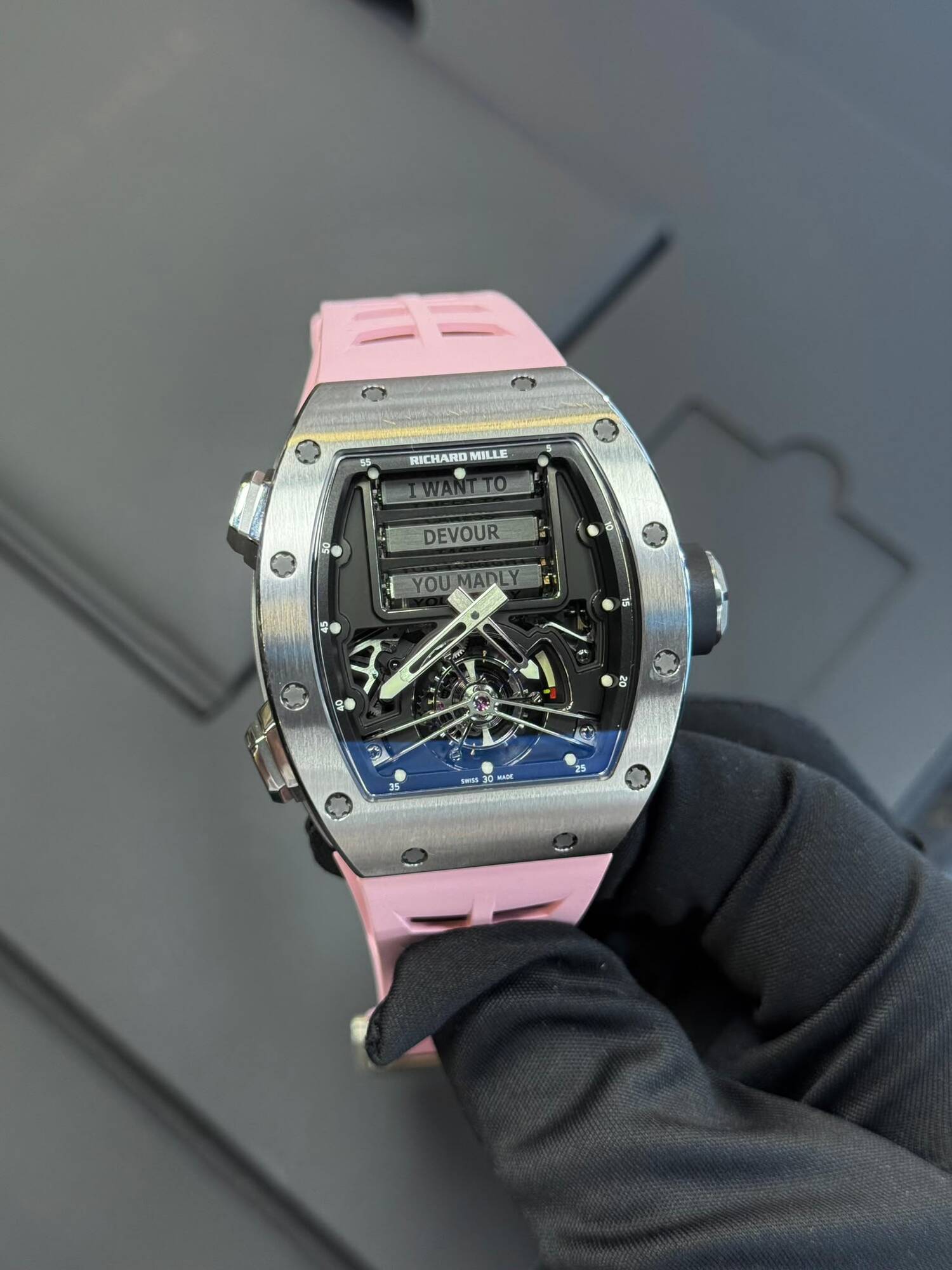 Richard Mille Rm 69 EROTIC TOURBILLION 2017 with black dial