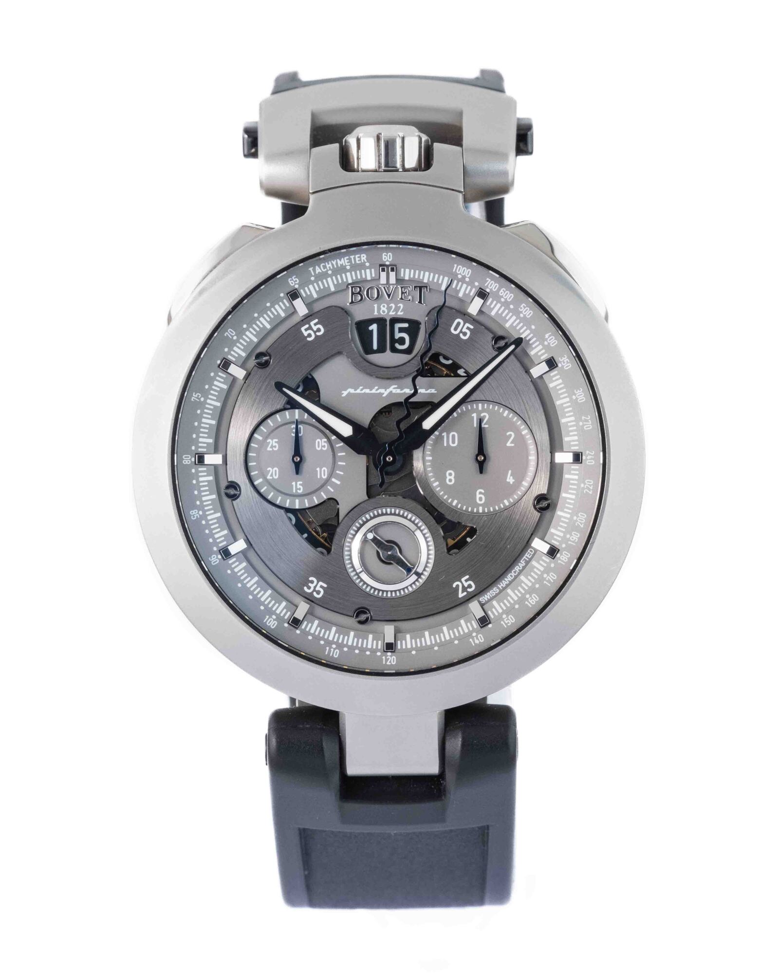 Bovet Cambiano Chronograph Pininfarina CHPIN008 with black dial