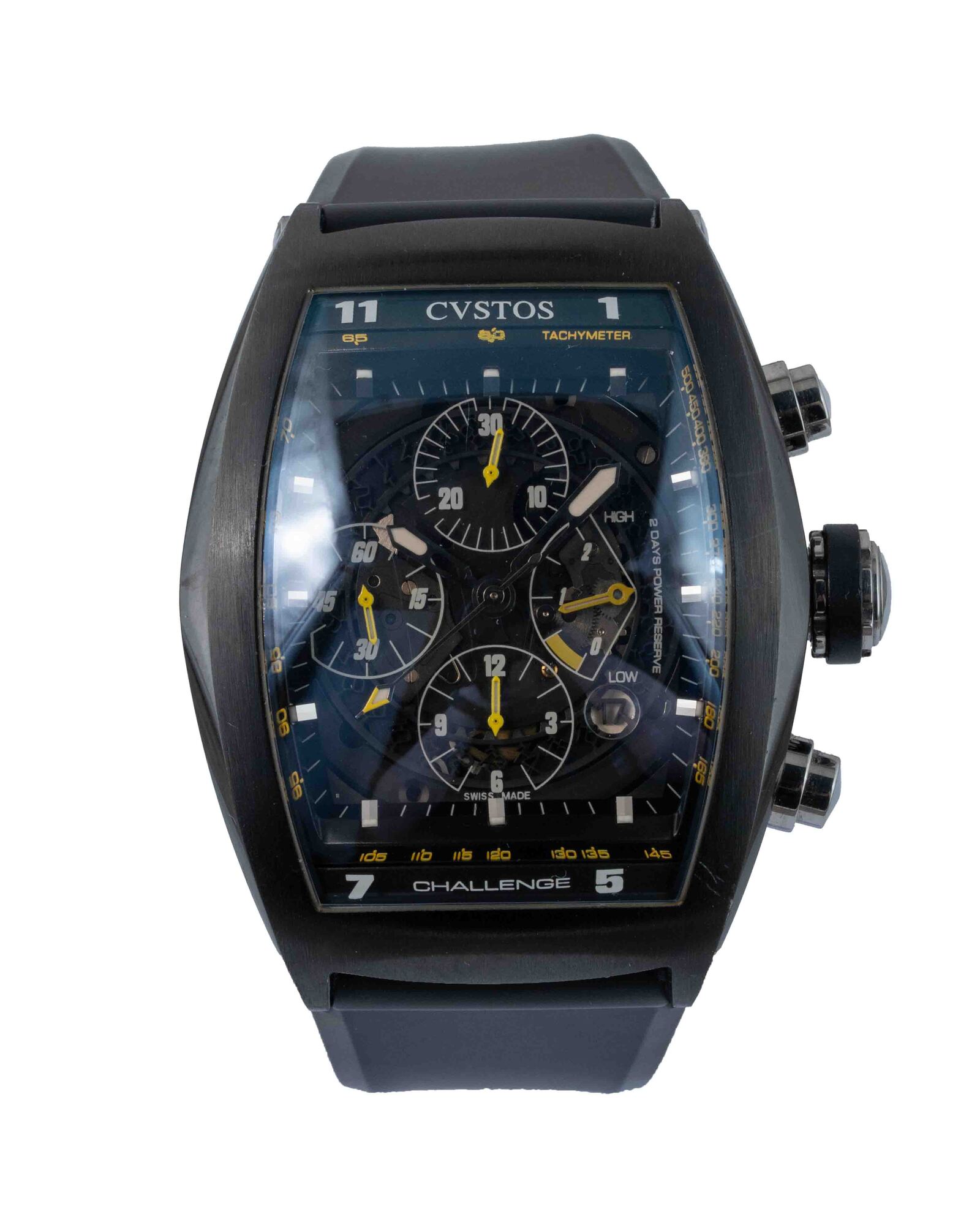 CVSTOS Grand Prix Challenge Chronogrpah GENEVE 611 ST with black dial